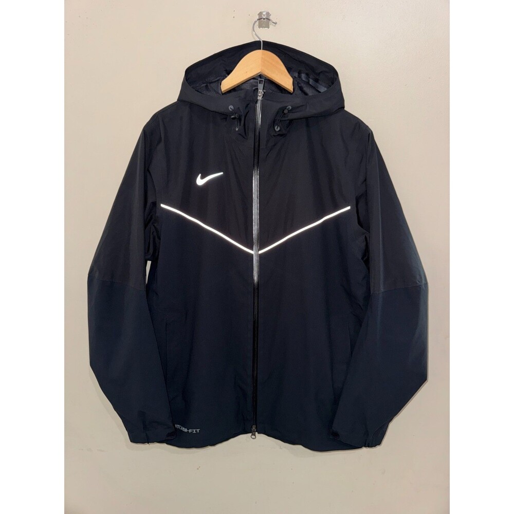 Mens L Nike STORM-FIT Hypershield Pro Waterproof Rain Jacket Black DA4967-010